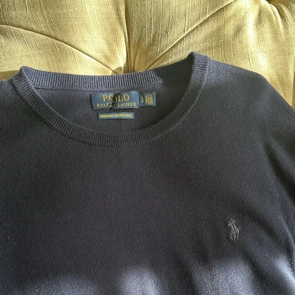 Polo Ralph Lauren Men's Deep Blue Crewneck Sweater